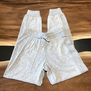 Pink Rose Sweater Knit Joggers
